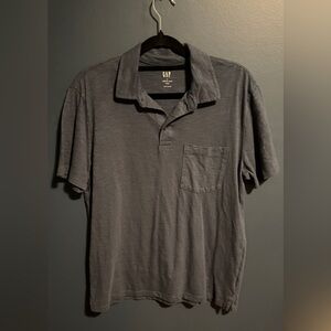 GAP Men's Gray Polo Shirt